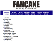 Tablet Screenshot of fancake.com